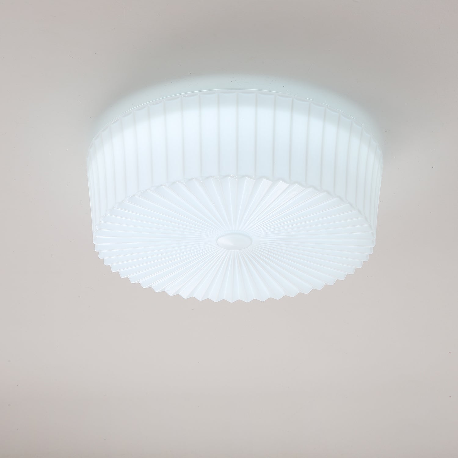 Lustra Ceiling Light Drum Glass Radiant - Letslighting