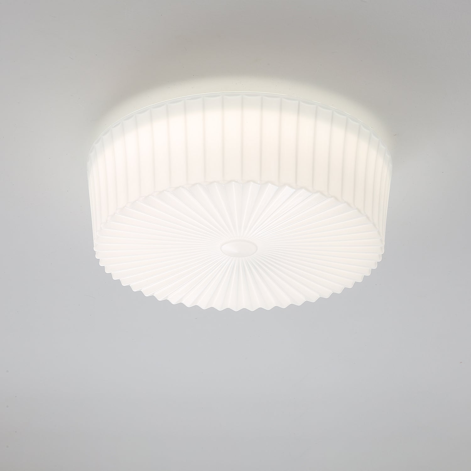 Lustra Ceiling Light Drum Glass Radiant - Letslighting