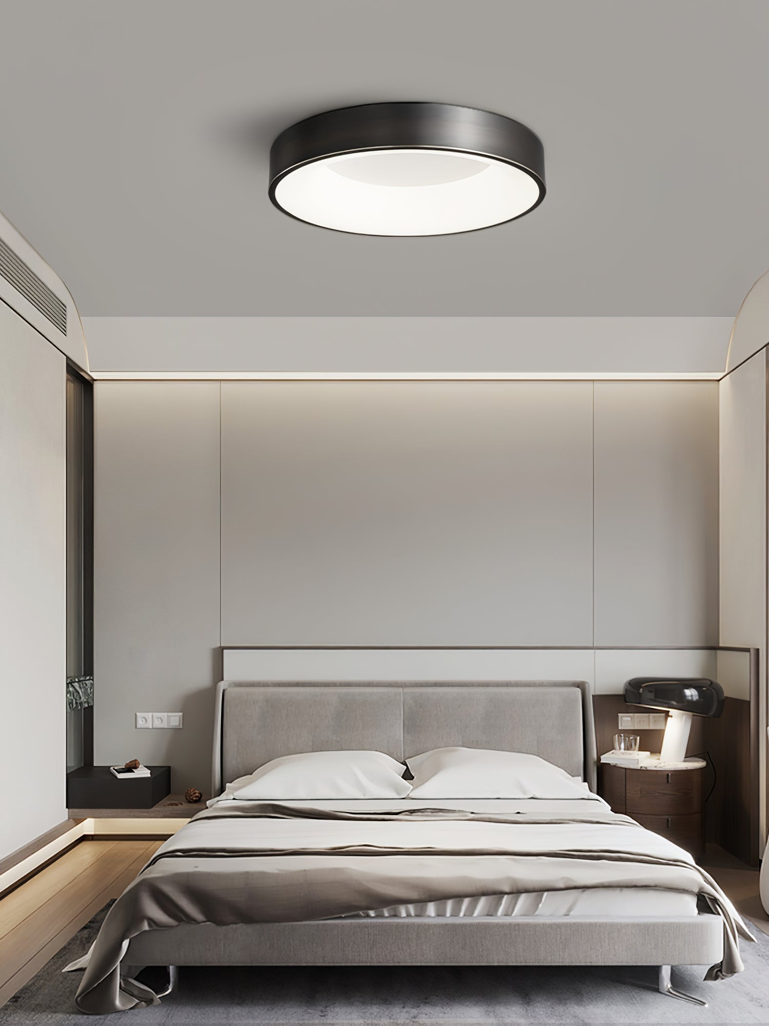 Zetheos Modern Minimalist Brass Ceiling Light - Letslighting