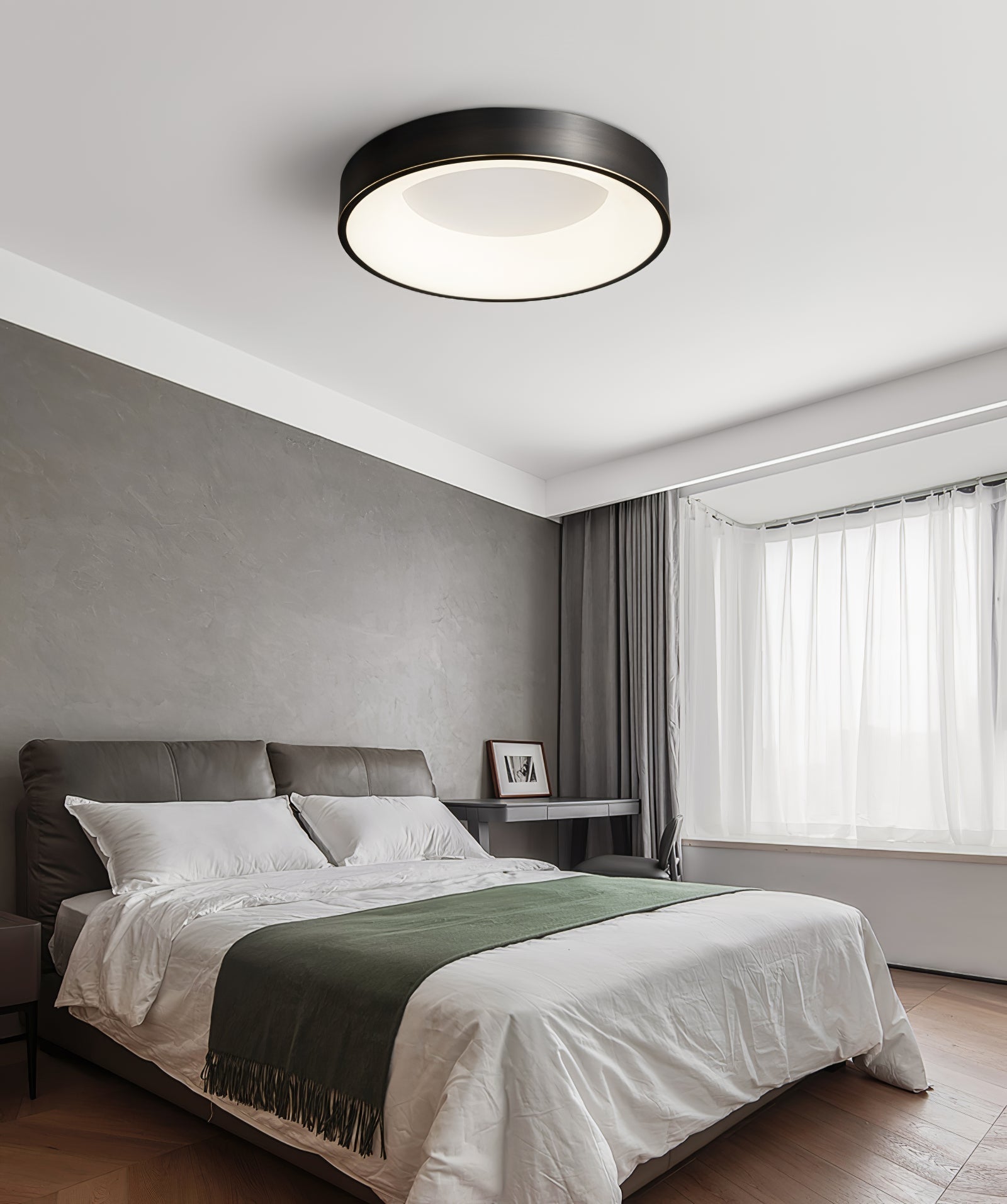 Zetheos Modern Minimalist Brass Ceiling Light - Letslighting