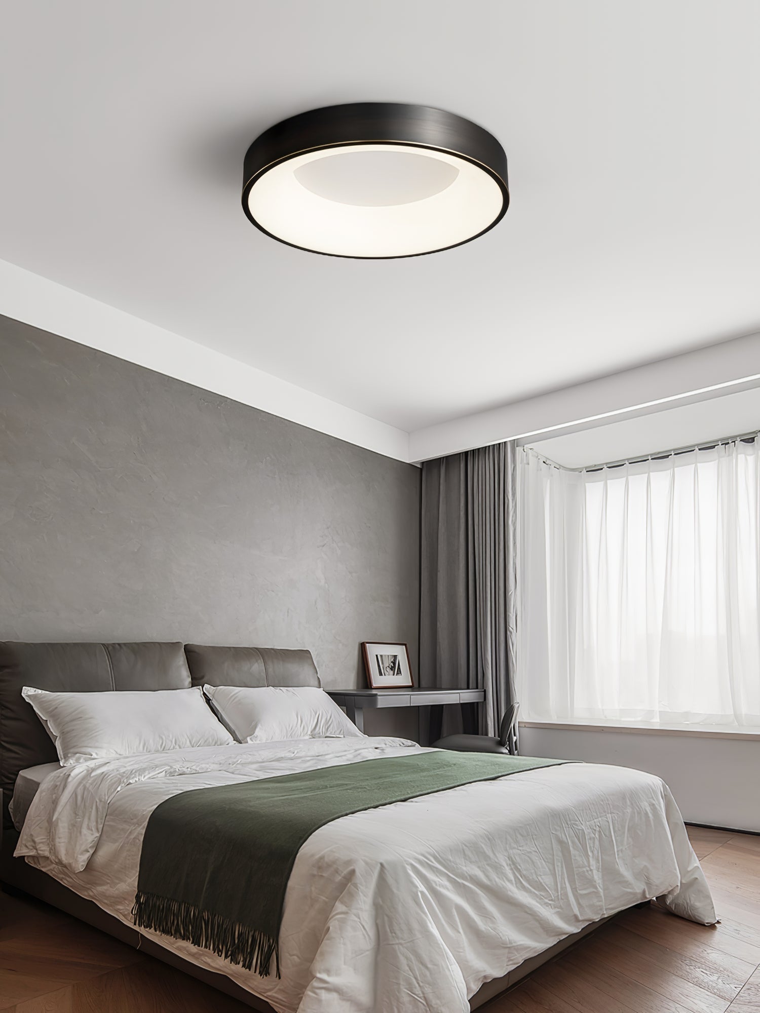 Zetheos Modern Minimalist Brass Ceiling Light - Letslighting