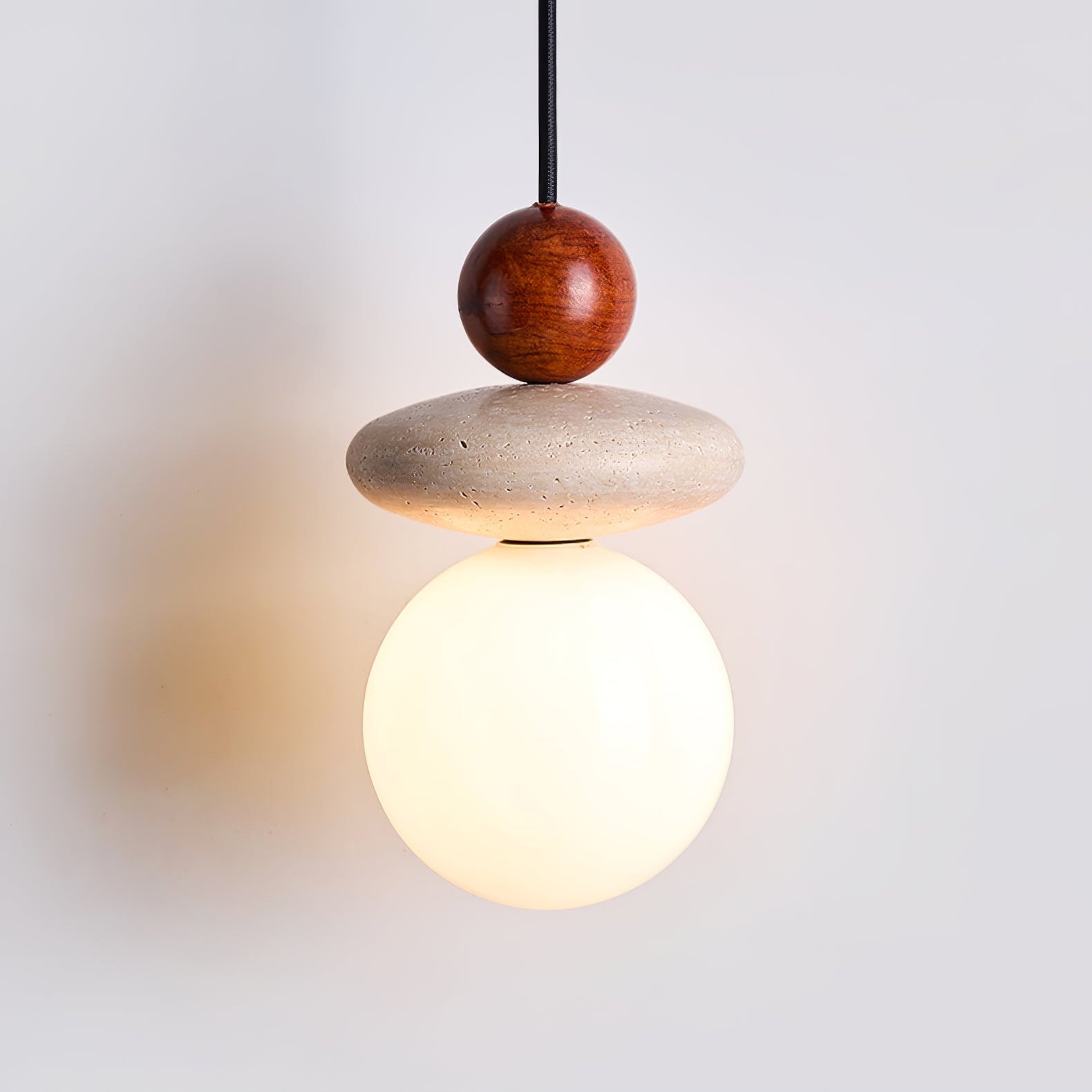 Lumi Travertine Pendant Light - Letslighting