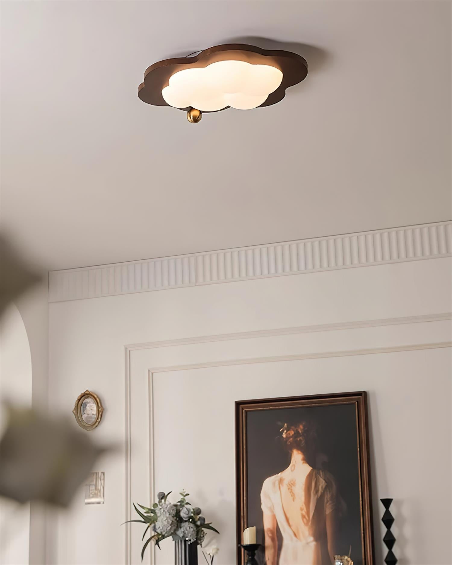 Pivora Cloud-Inspired Flush Mount Ceiling Light - Letslighting