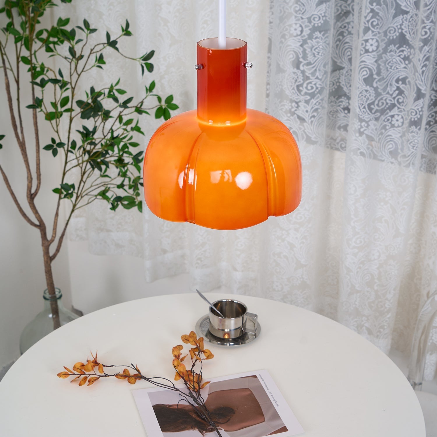 Zentara Glass Contemporary Pendant Light - Letslighting
