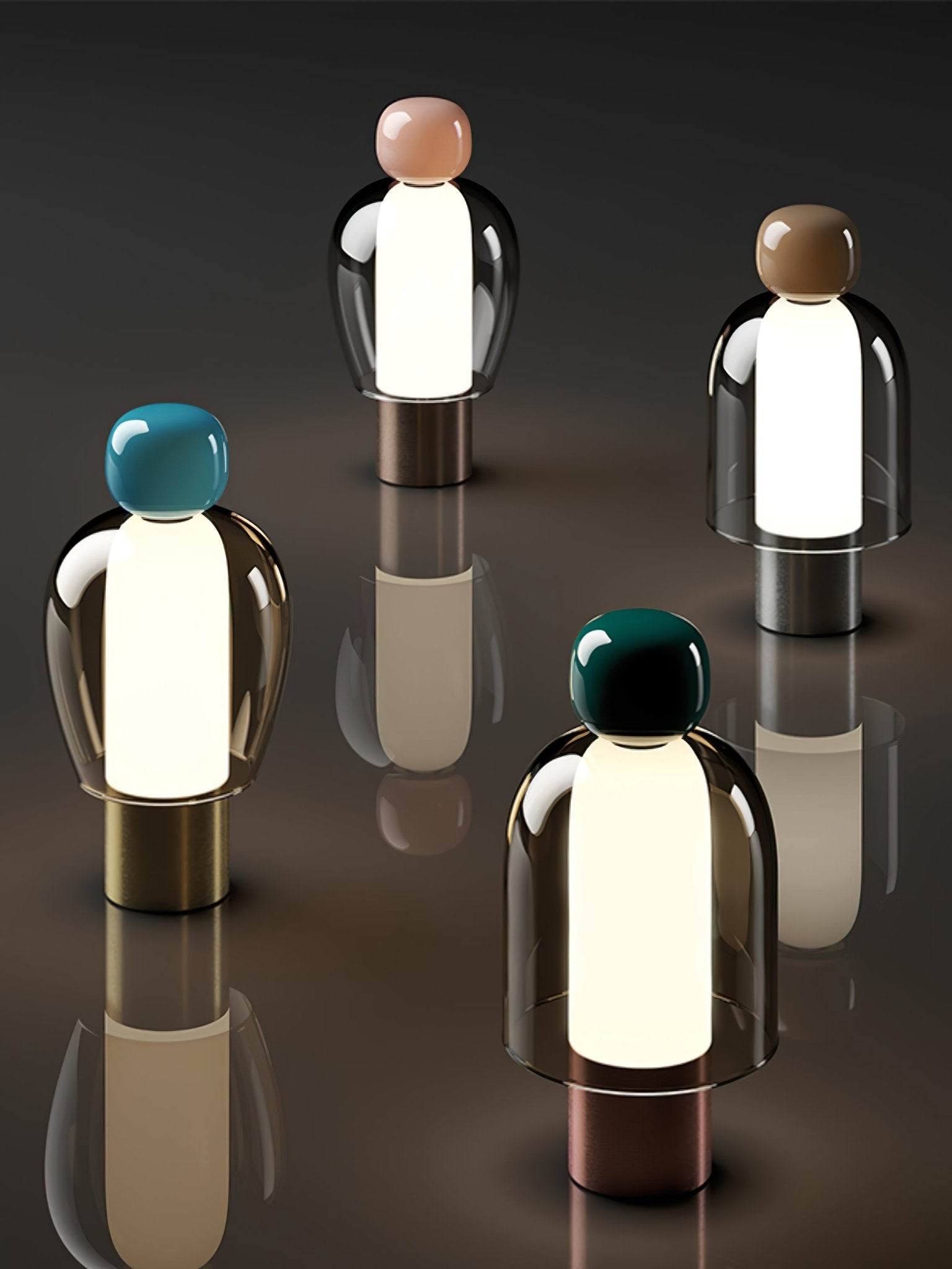 Nara Glass Artistic Table Lamp - Letslighting