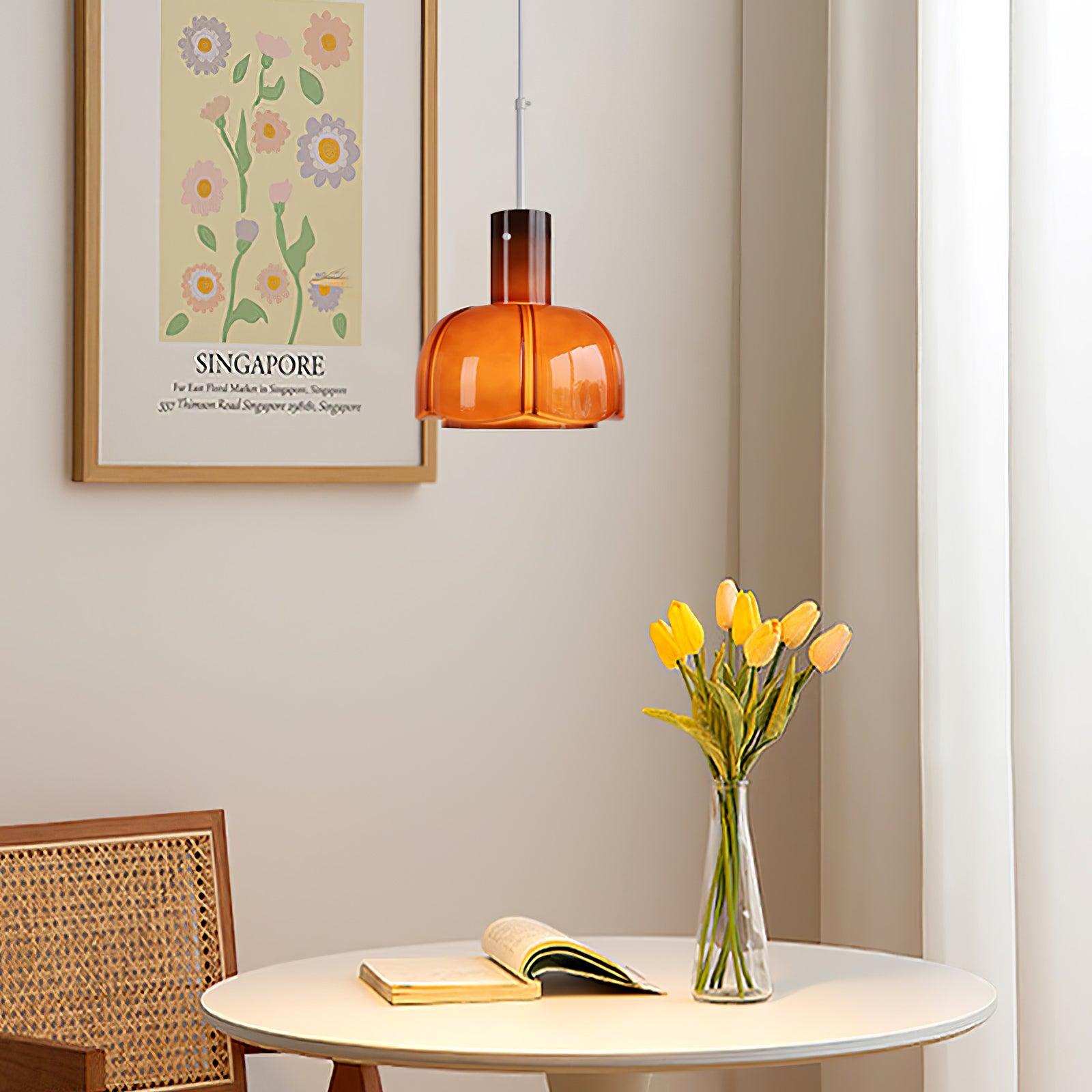 Zentara Glass Contemporary Pendant Light - Letslighting