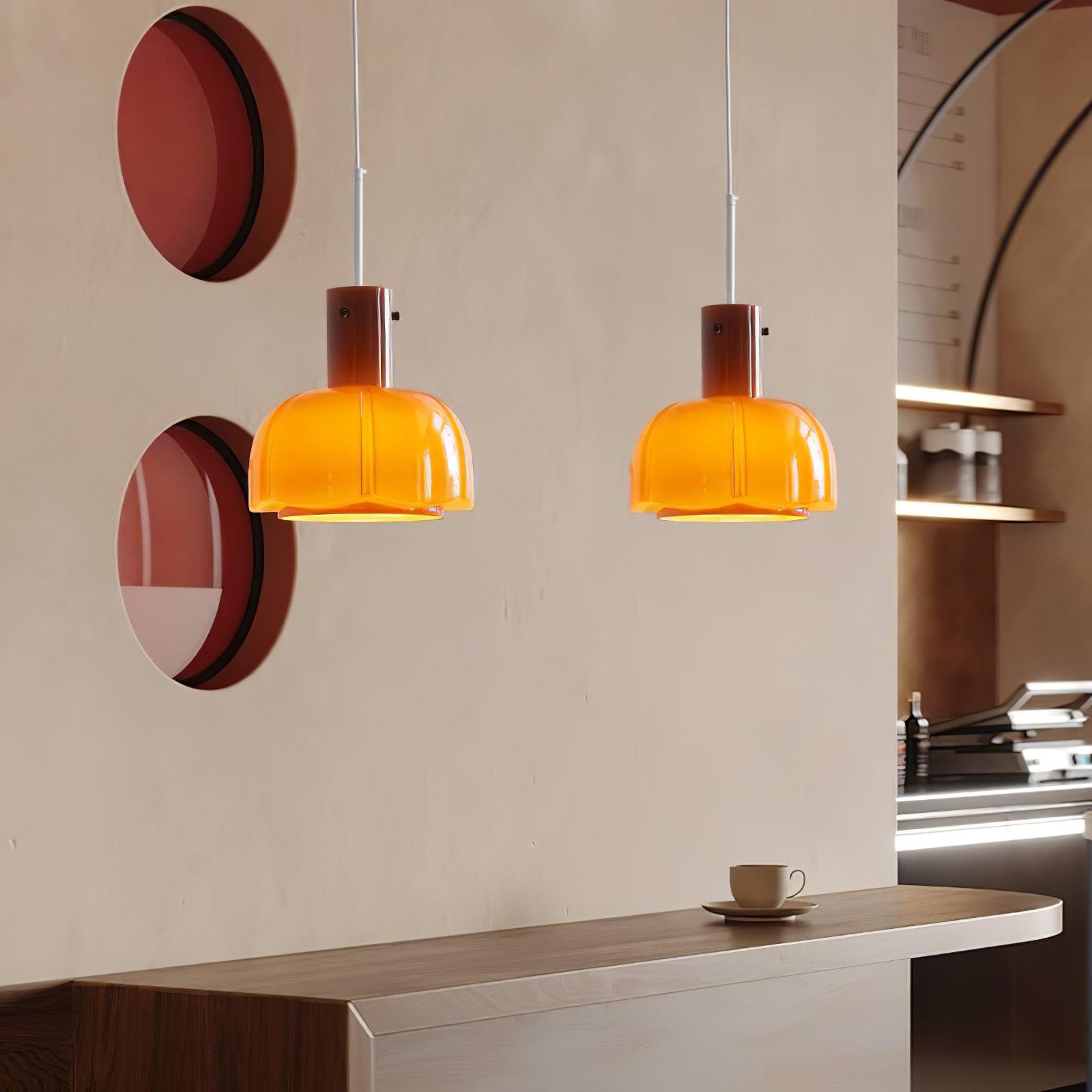 Zentara Glass Contemporary Pendant Light - Letslighting