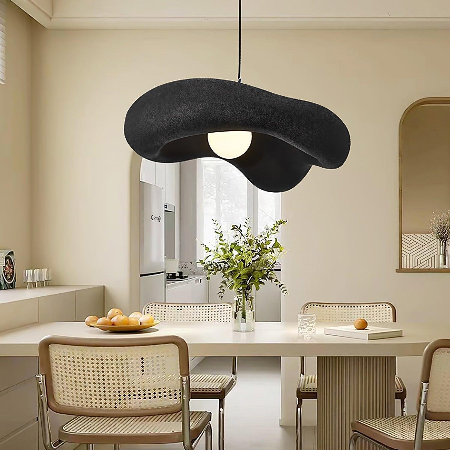 Avi Natural Wabi Sabi Livingroom Pendant Light - Letslighting