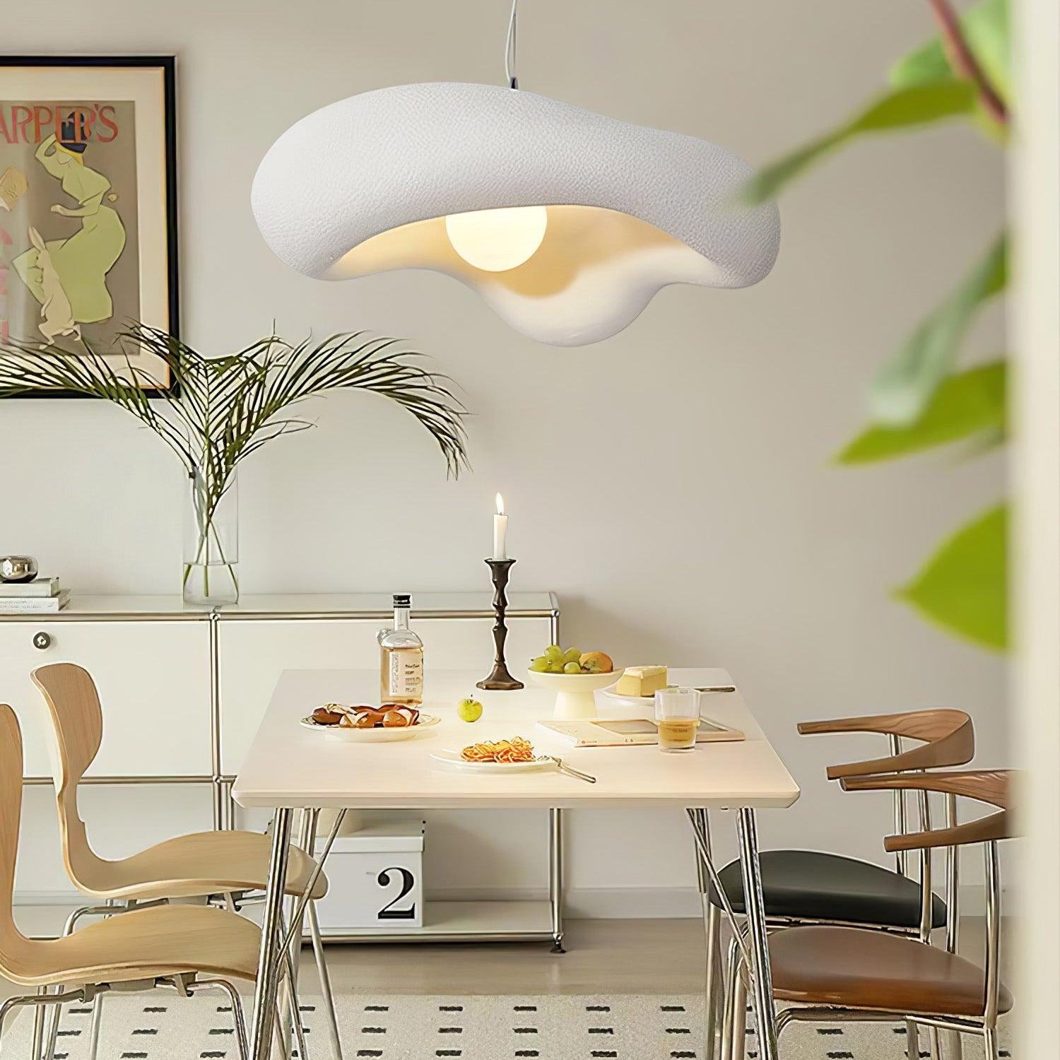 Avi Natural Wabi Sabi Livingroom Pendant Light - Letslighting