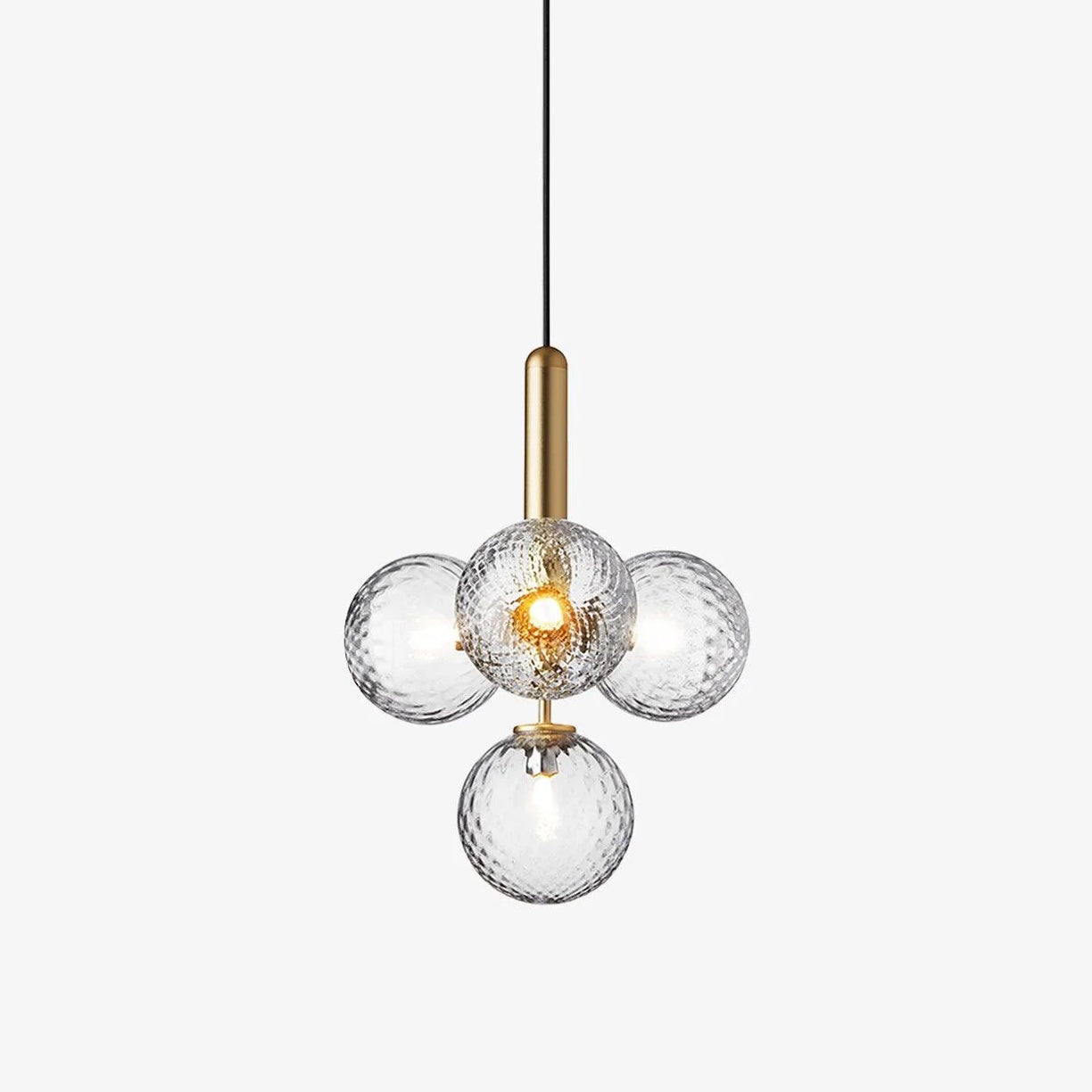 Calyxia Glass Classic Industrial Pendant Light - Letslighting