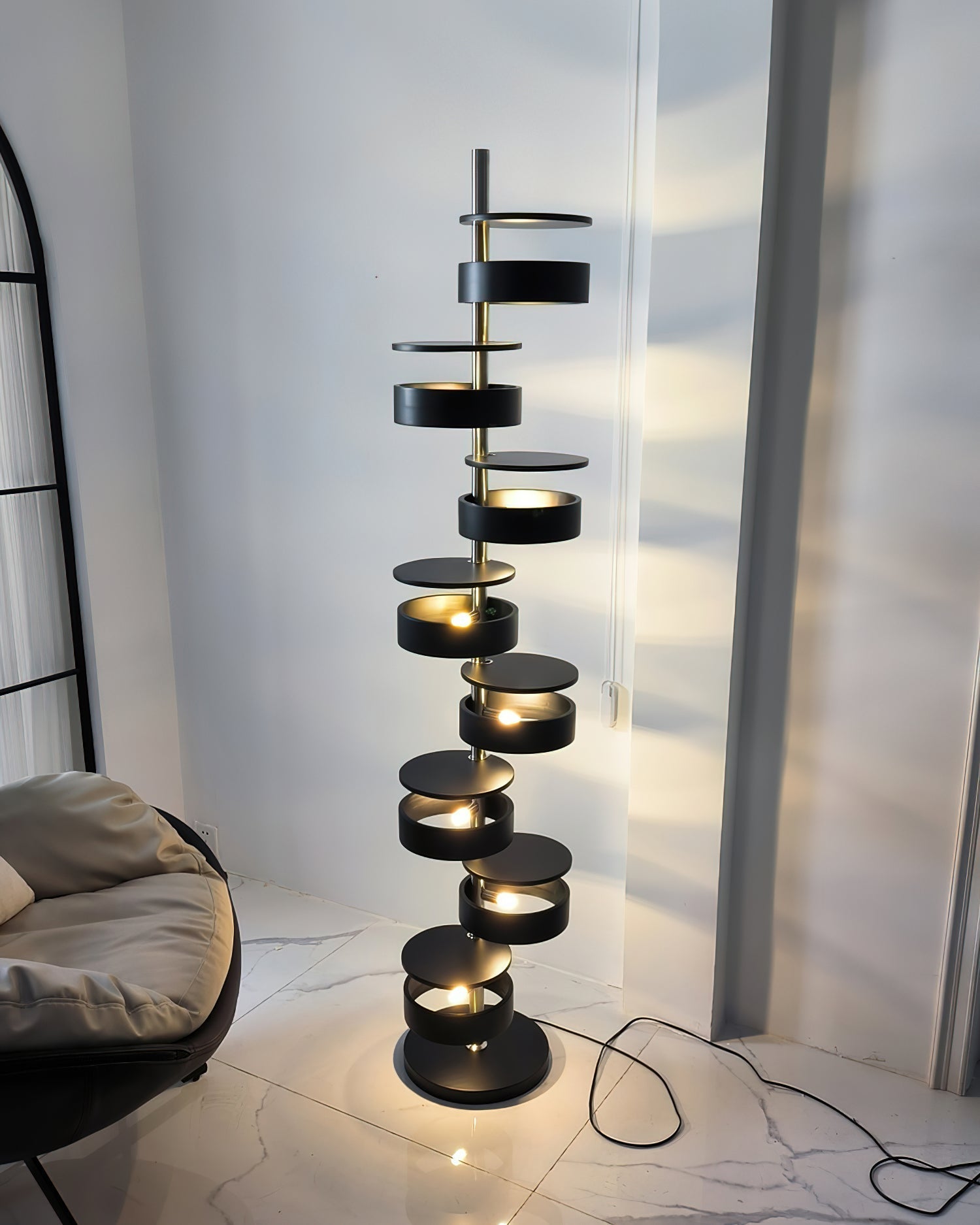 Lynix Wooden Floor Lamp - Letslighting