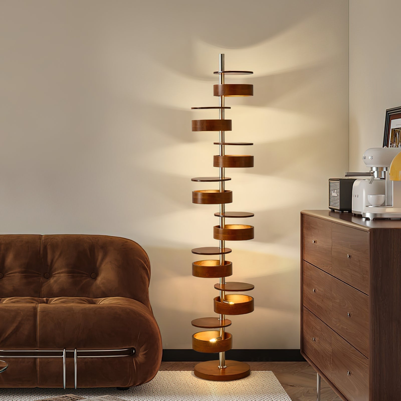 Lynix Wooden Floor Lamp - Letslighting