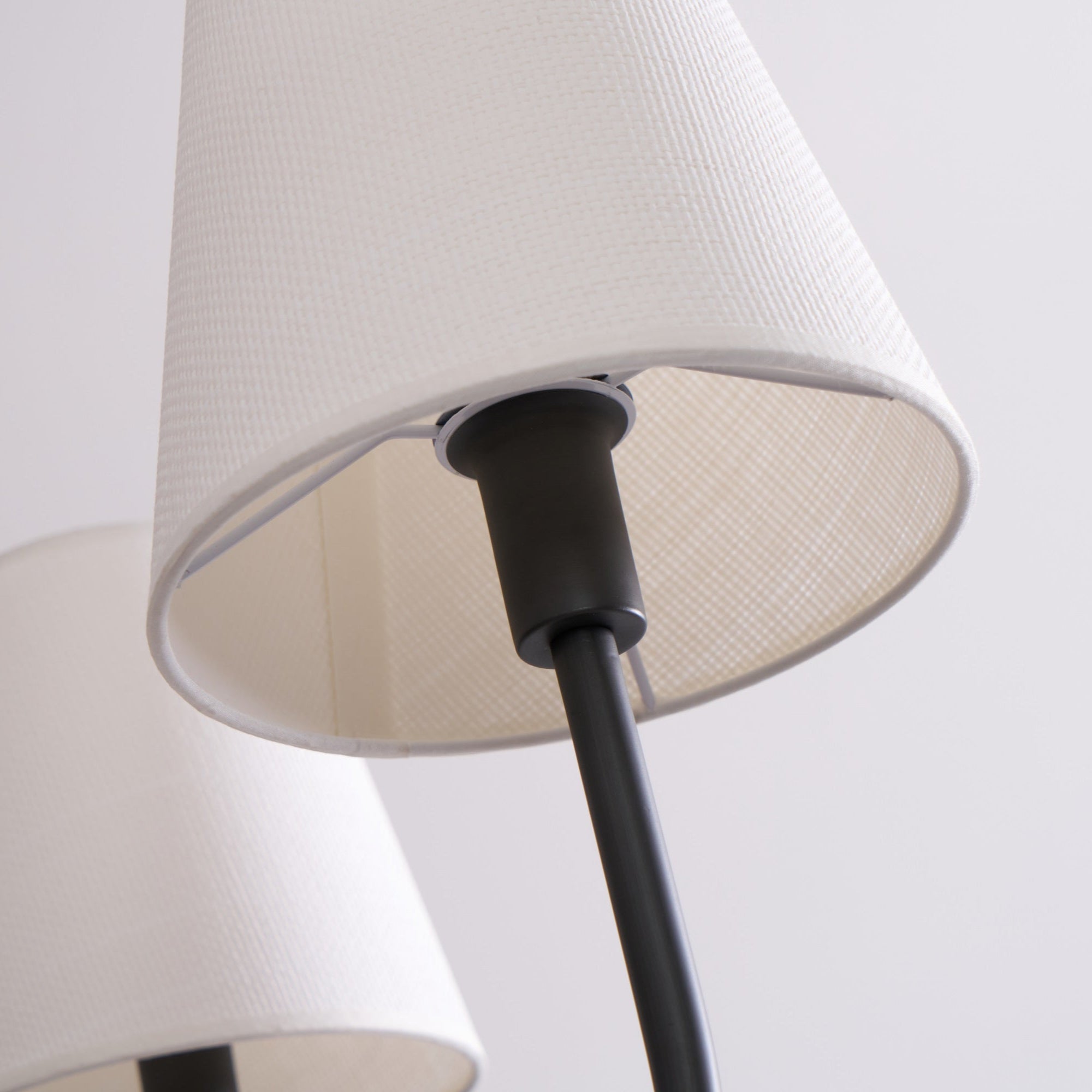 Aurvarira Lumos Classic Black Fabric Chandelier - Letslighting