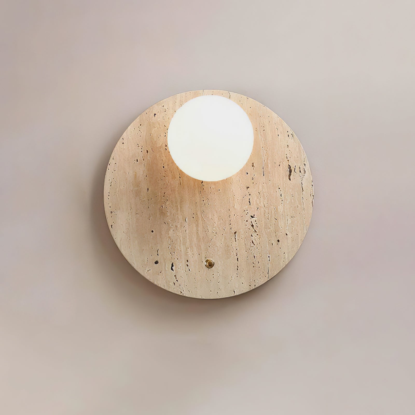 Syloryra Minimalist Travertine Wall Light - Letslighting