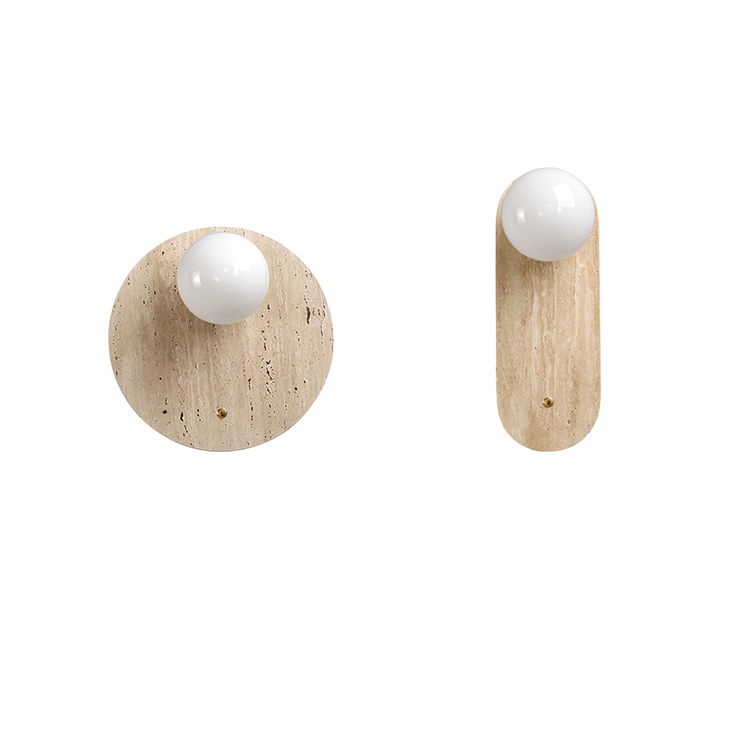Syloryra Minimalist Travertine Wall Light - Letslighting