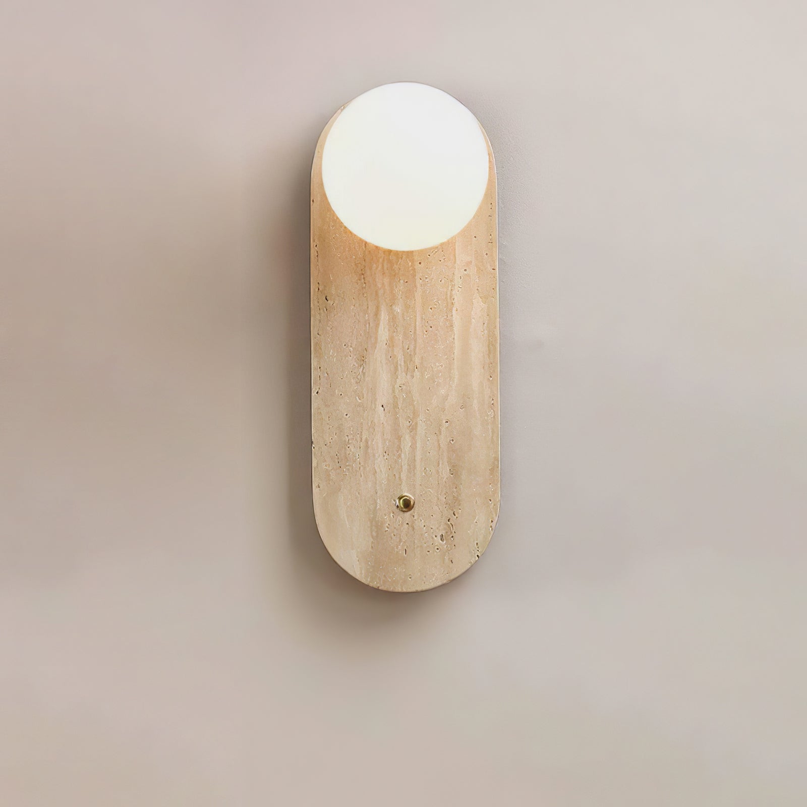 Syloryra Minimalist Travertine Wall Light - Letslighting