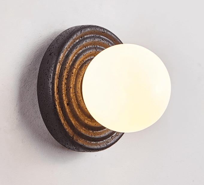 Lunara Travertine Wall Sconce - Letslighting