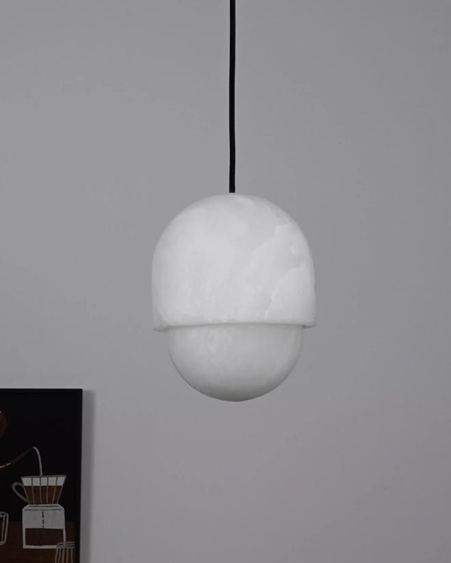 Lunar Modern Alabaster Pendant Light