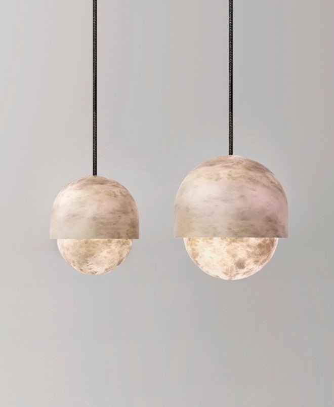 Lunar Modern Alabaster Pendant Light