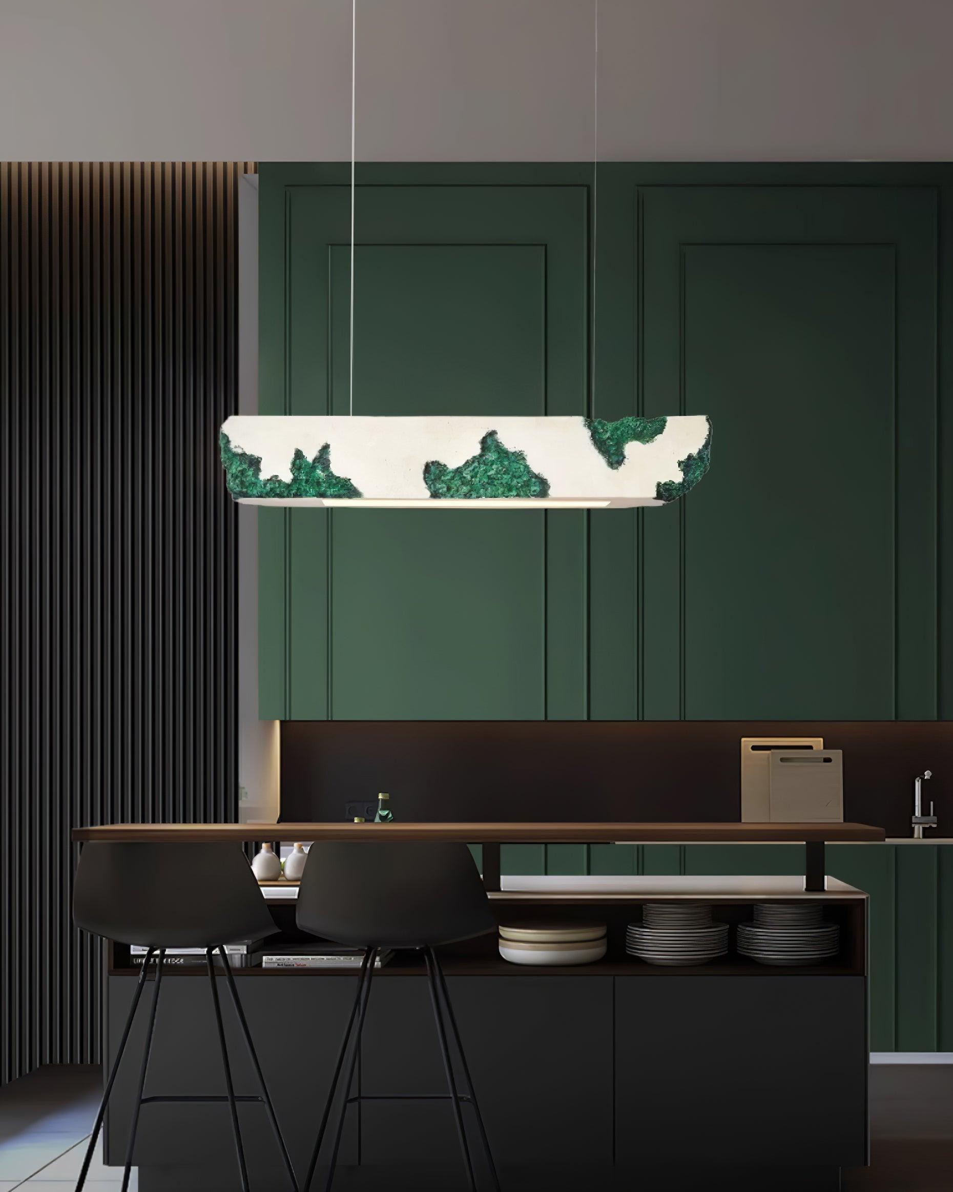 Lunar Gleam Pendant Lamp Textured Minimalist Celestial - Letslighting