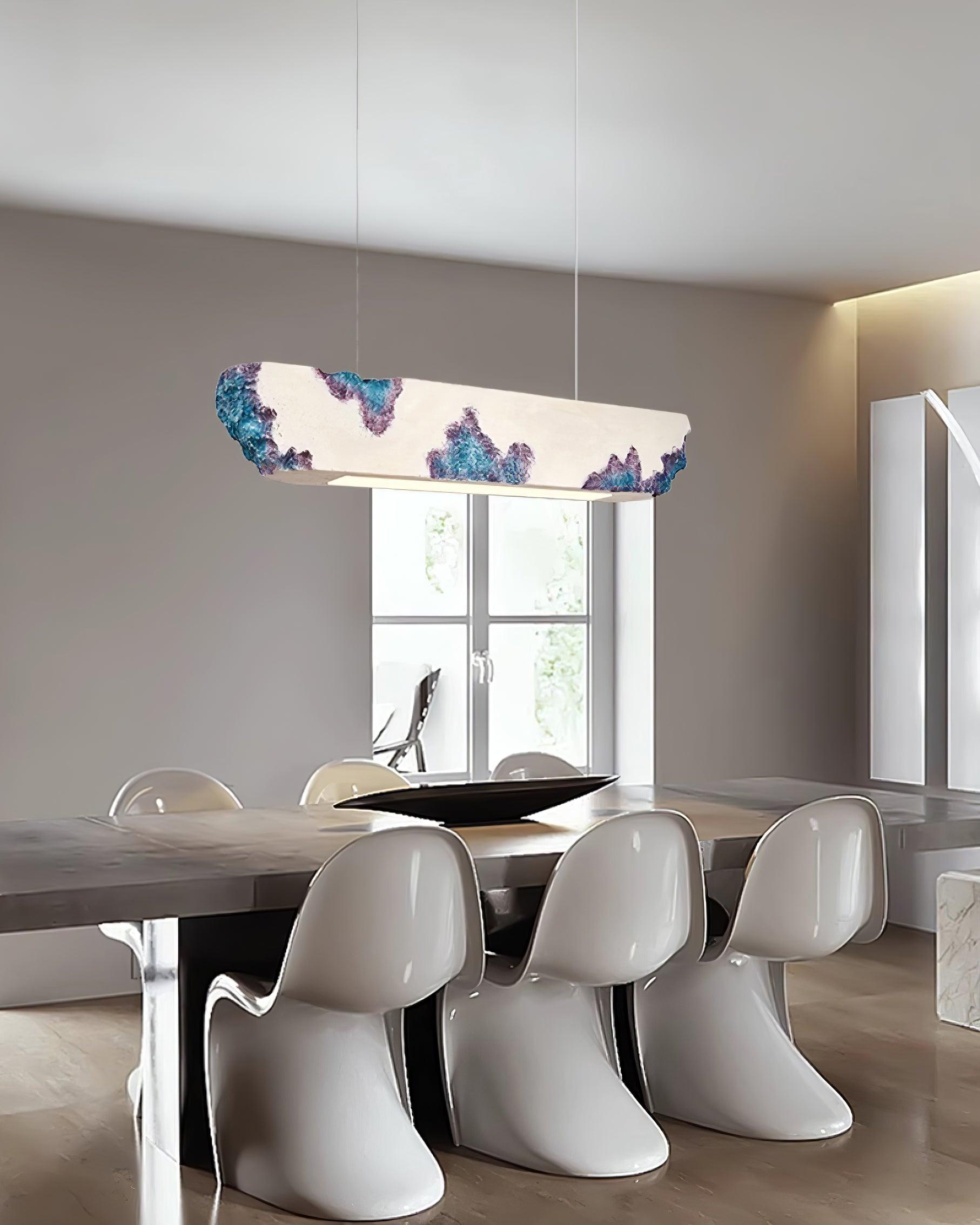 Lunar Gleam Pendant Lamp Textured Minimalist Celestial - Letslighting