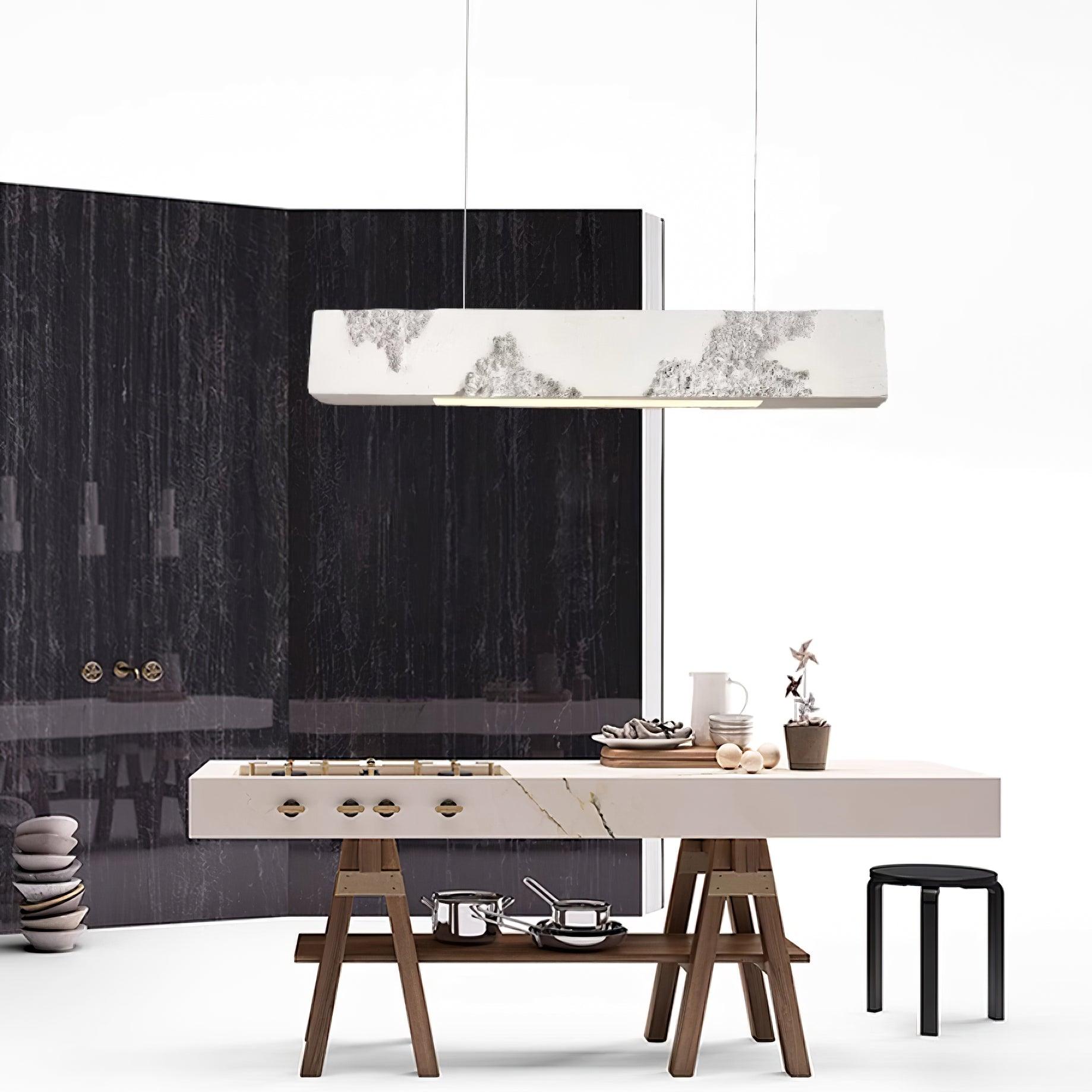 Lunar Gleam Pendant Lamp Textured Minimalist Celestial - Letslighting