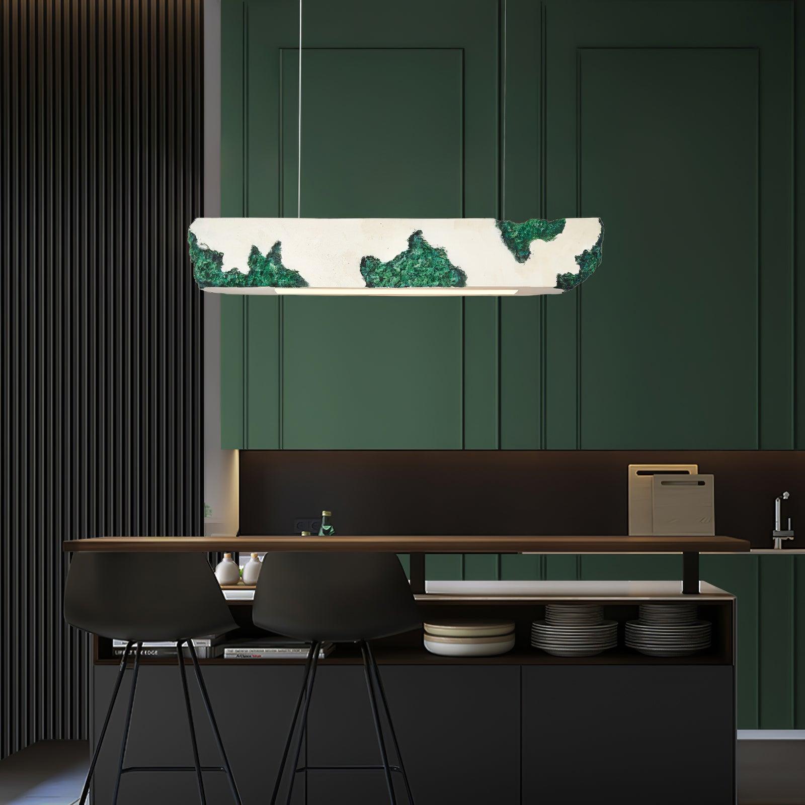 Lunar Gleam Pendant Lamp Textured Minimalist Celestial - Letslighting