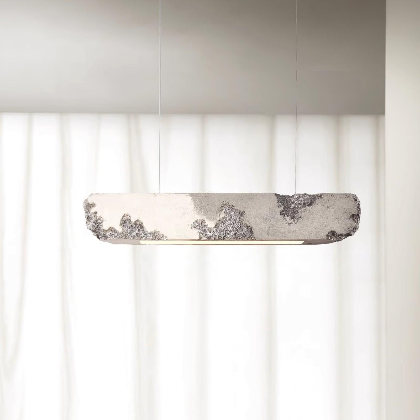 Lunar Gleam Pendant Lamp Textured Minimalist Celestial - Letslighting
