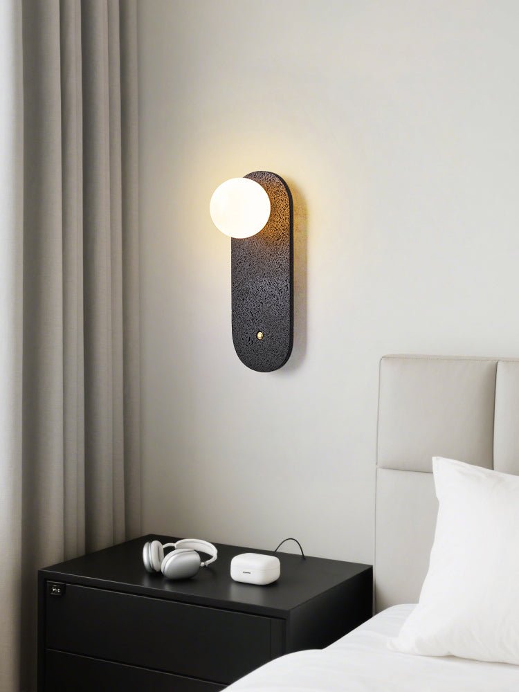 Hearth Minimalist Travertine wall light