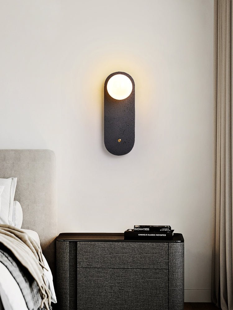 Hearth Minimalist Travertine wall light