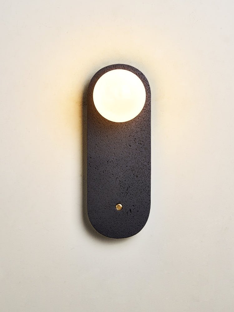 Hearth Minimalist Travertine wall light