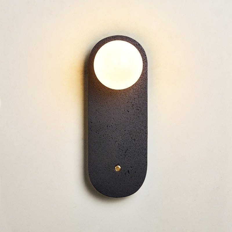 Hearth Minimalist Travertine wall light