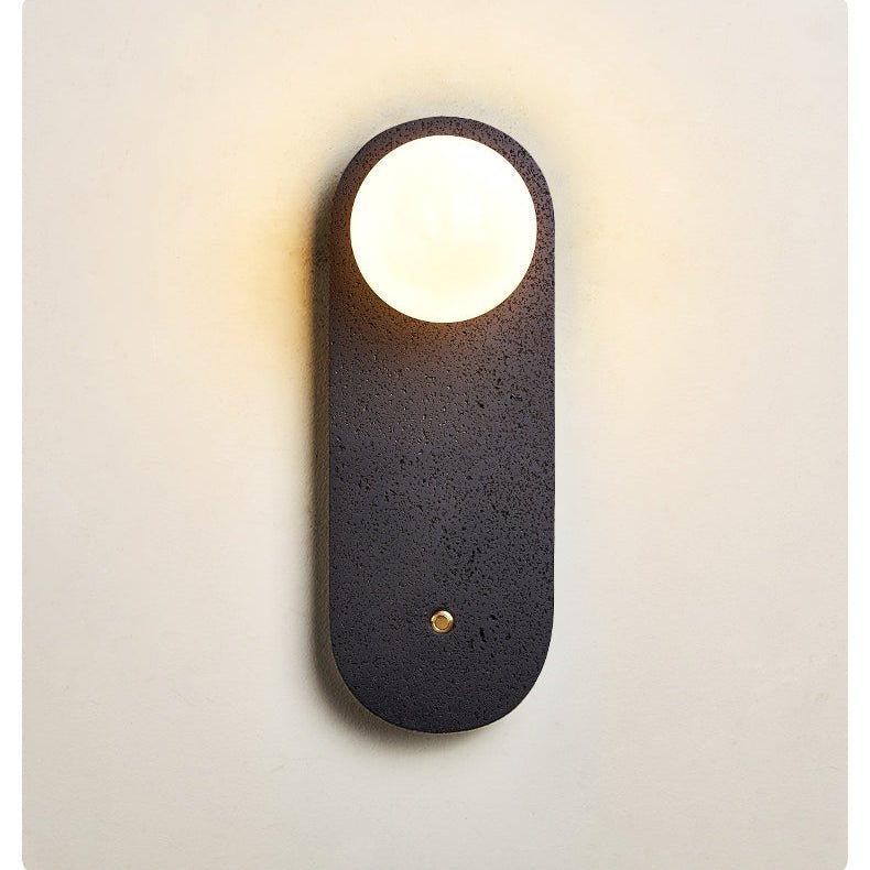 Hearth Minimalist Travertine wall light