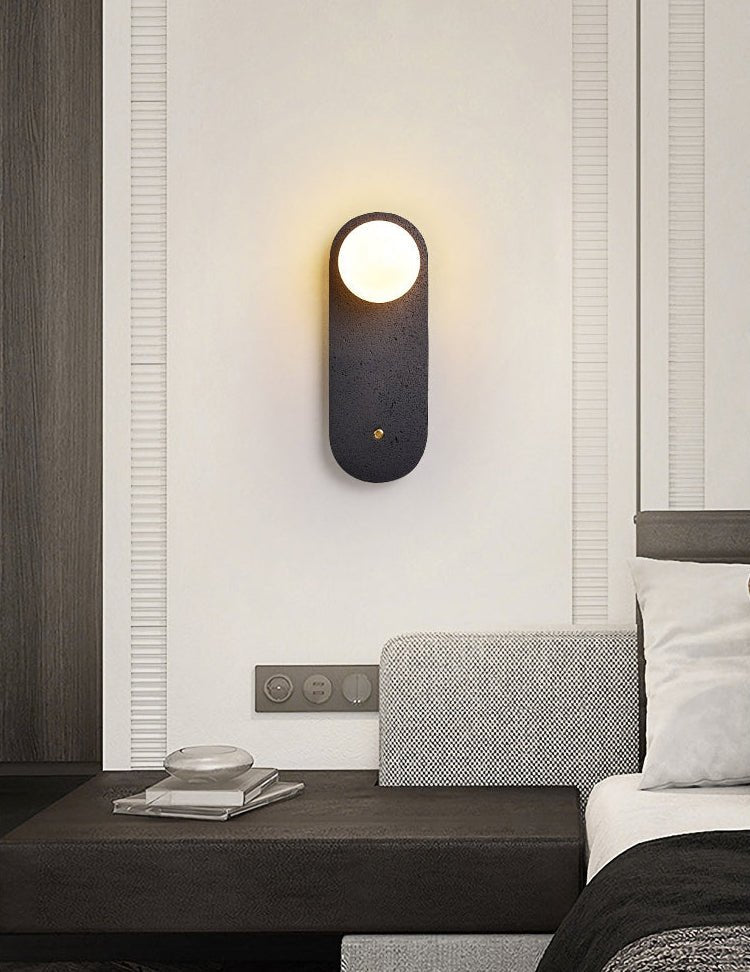 Hearth Minimalist Travertine wall light