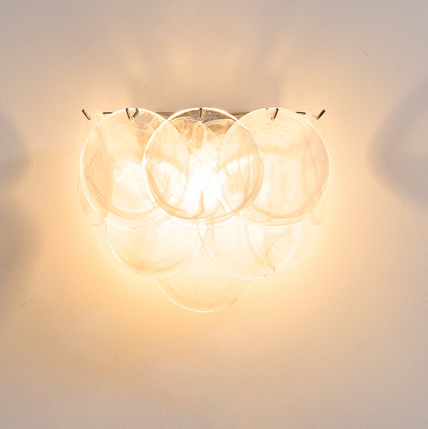 Aurora Wall Lamp Murano Glass Disc Artistic - Letslighting