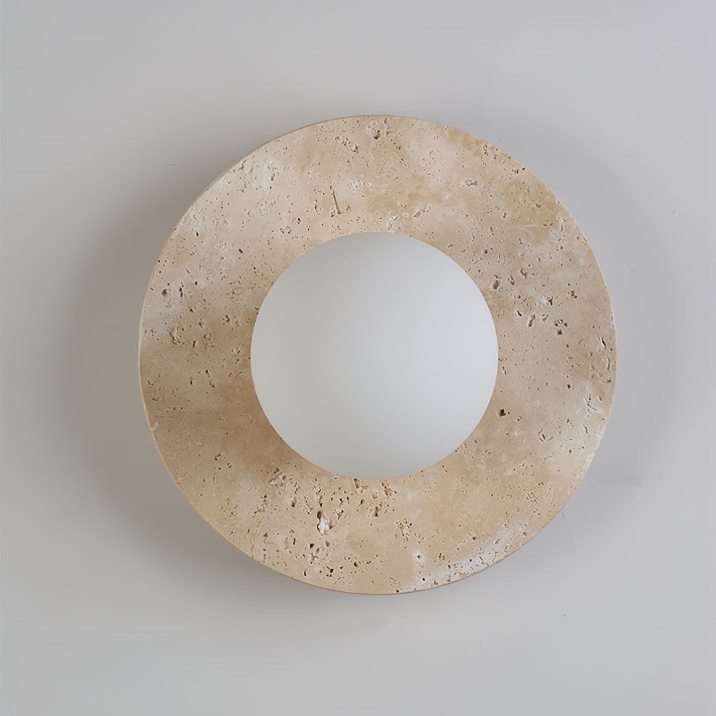 Lunaro Elegant Travertine Wall Light