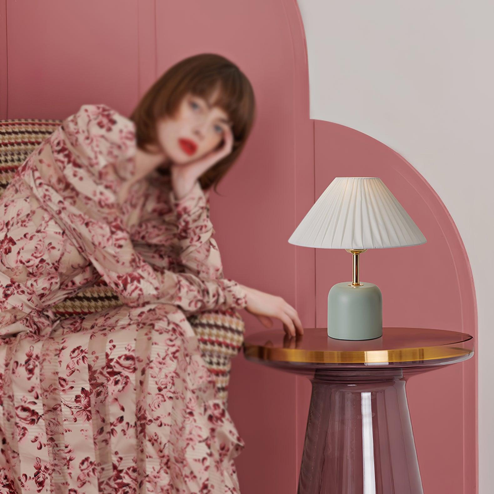 Verena Fabric Table Lamp - Letslighting