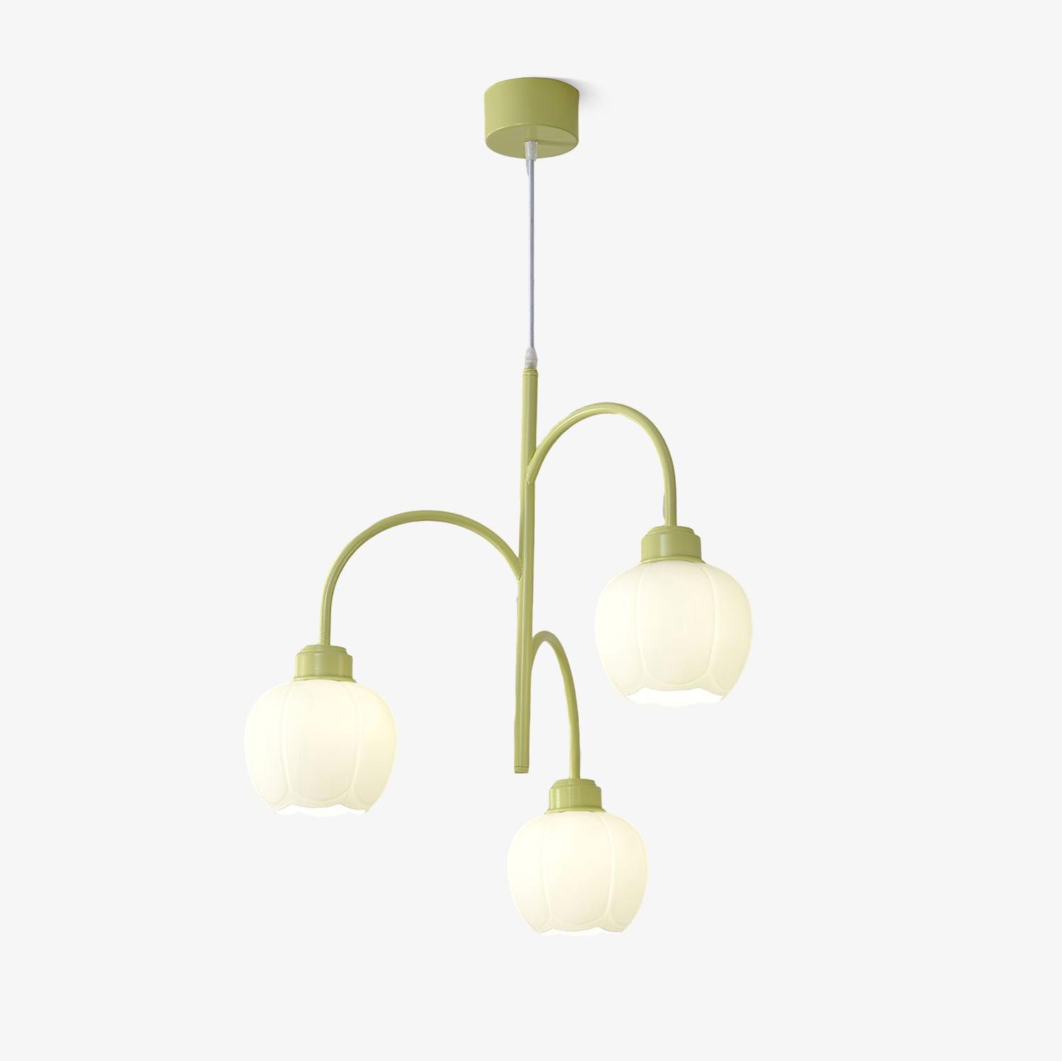 Aurora Chandelier Flower Petal Modern - Letslighting