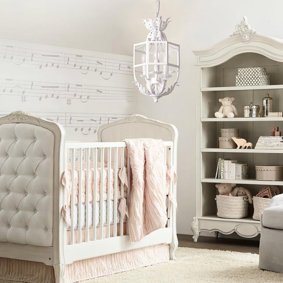 Lustra Chandelier Retro Cage Grey Candle - Letslighting