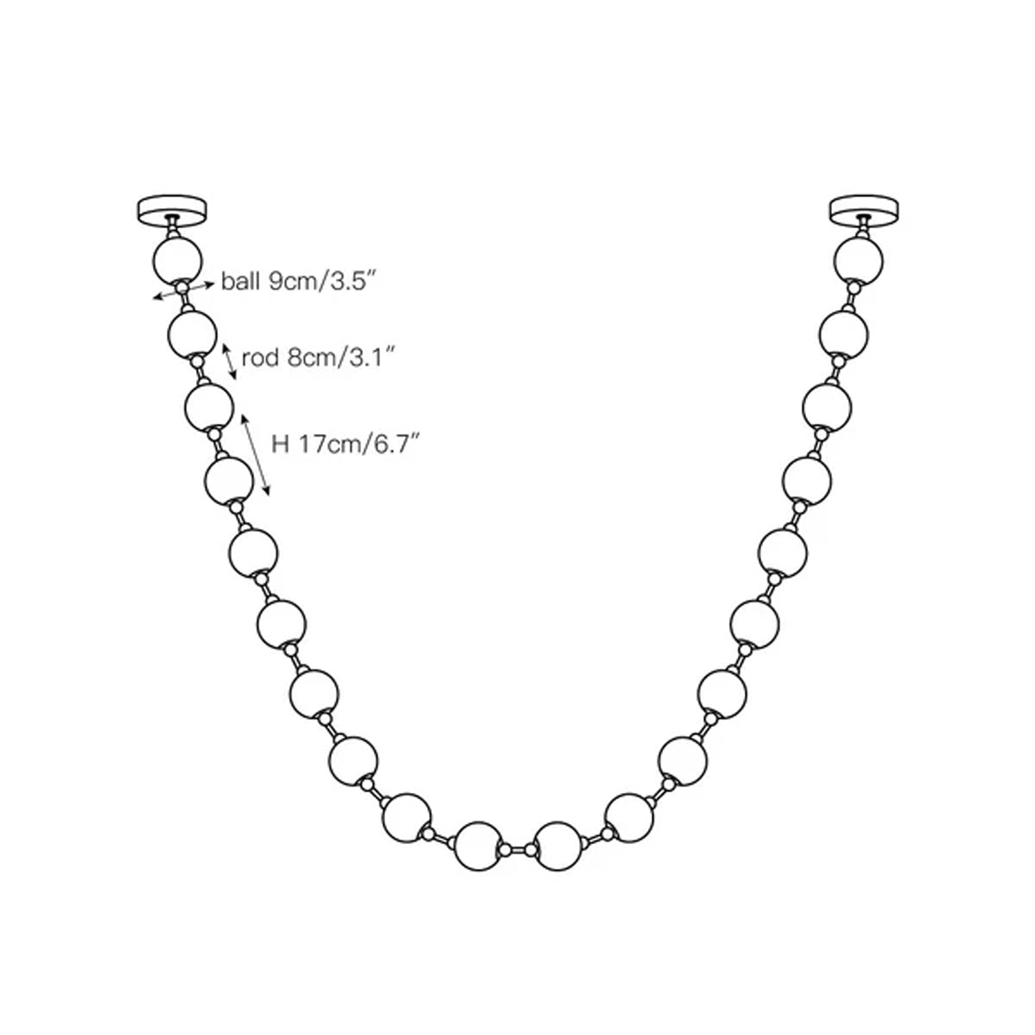 Strand Necklace Chandelier - Letslighting