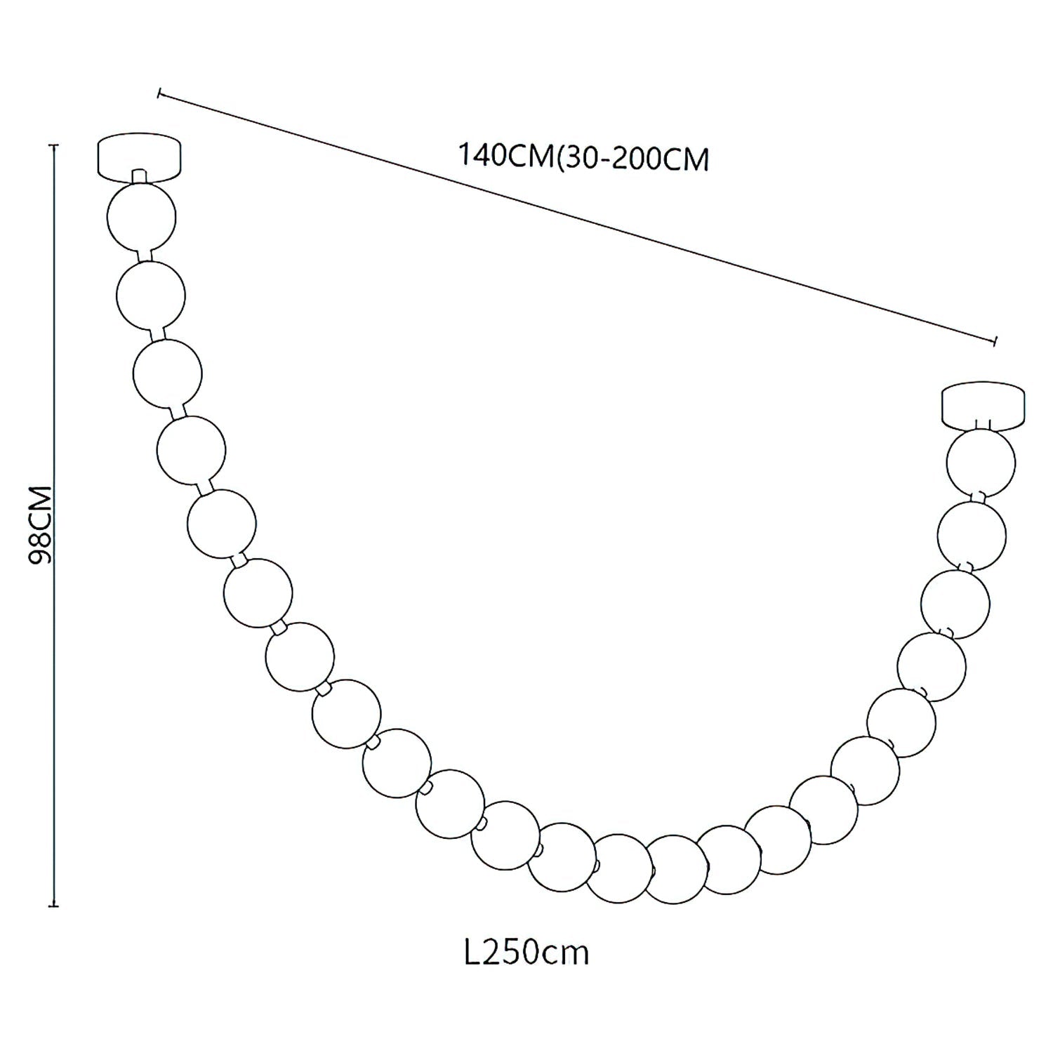 Strand Necklace Chandelier - Letslighting