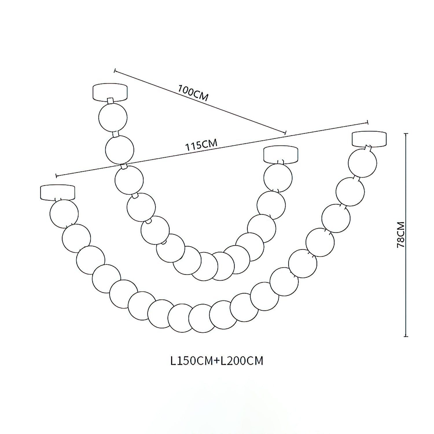 Strand Necklace Chandelier - Letslighting