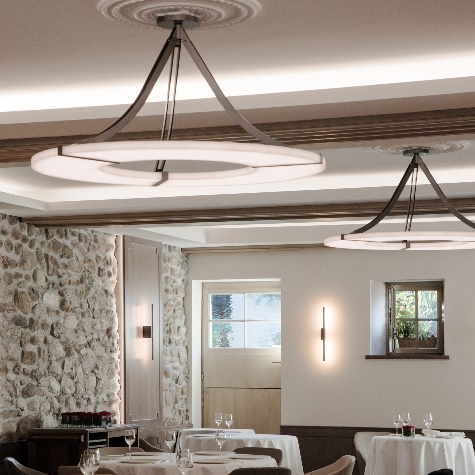 Elirionis Modern Minimalist Alabaster Chandelier - Letslighting