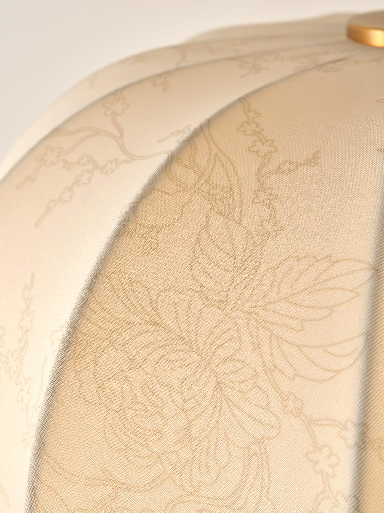 Ceiling Light in Fabric, and Wood for Warm Interiors Elegant - Letslighting