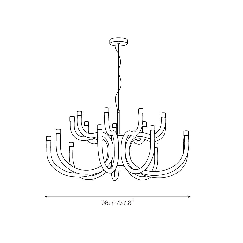 Myvenara Individual Creativity Brass Chandelier - Letslighting