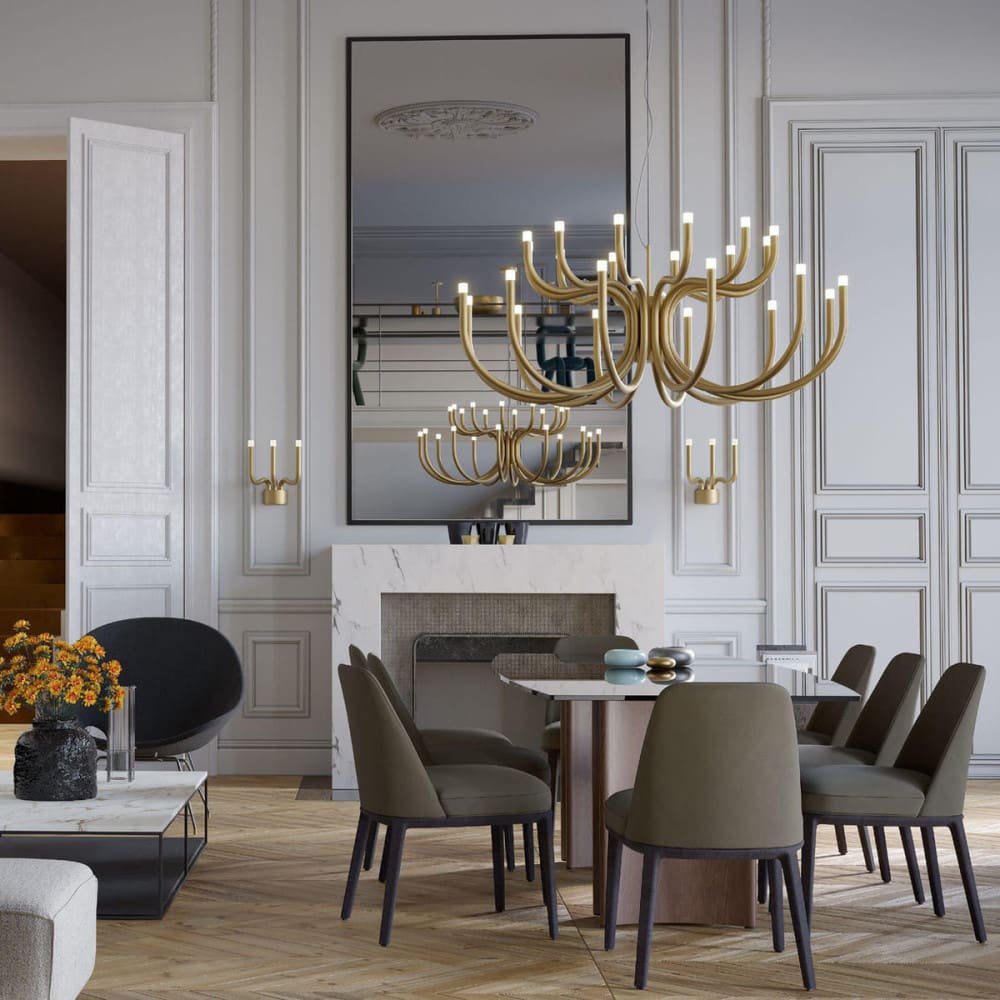 Myvenara Individual Creativity Brass Chandelier - Letslighting