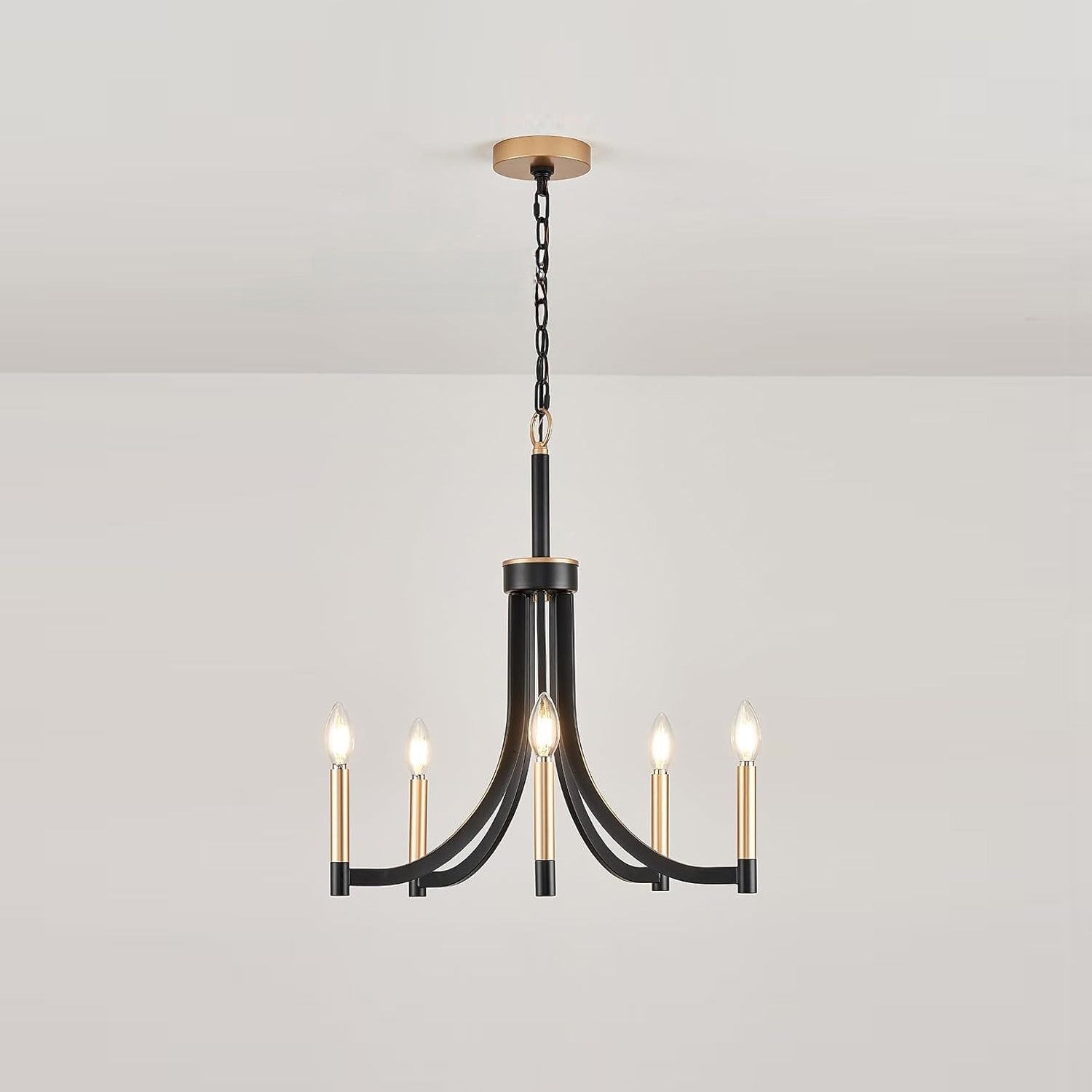 Ceshaora Vintage Industrial Brass Chandelier - Letslighting