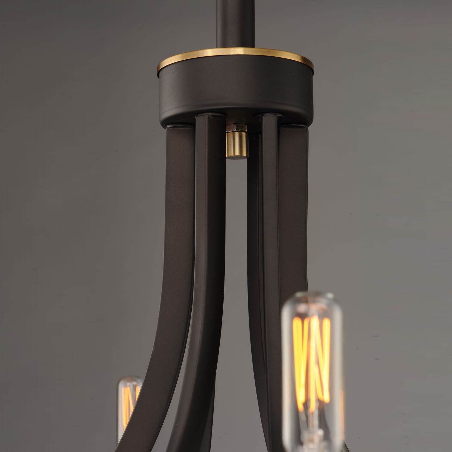 Ceshaora Vintage Industrial Brass Chandelier - Letslighting