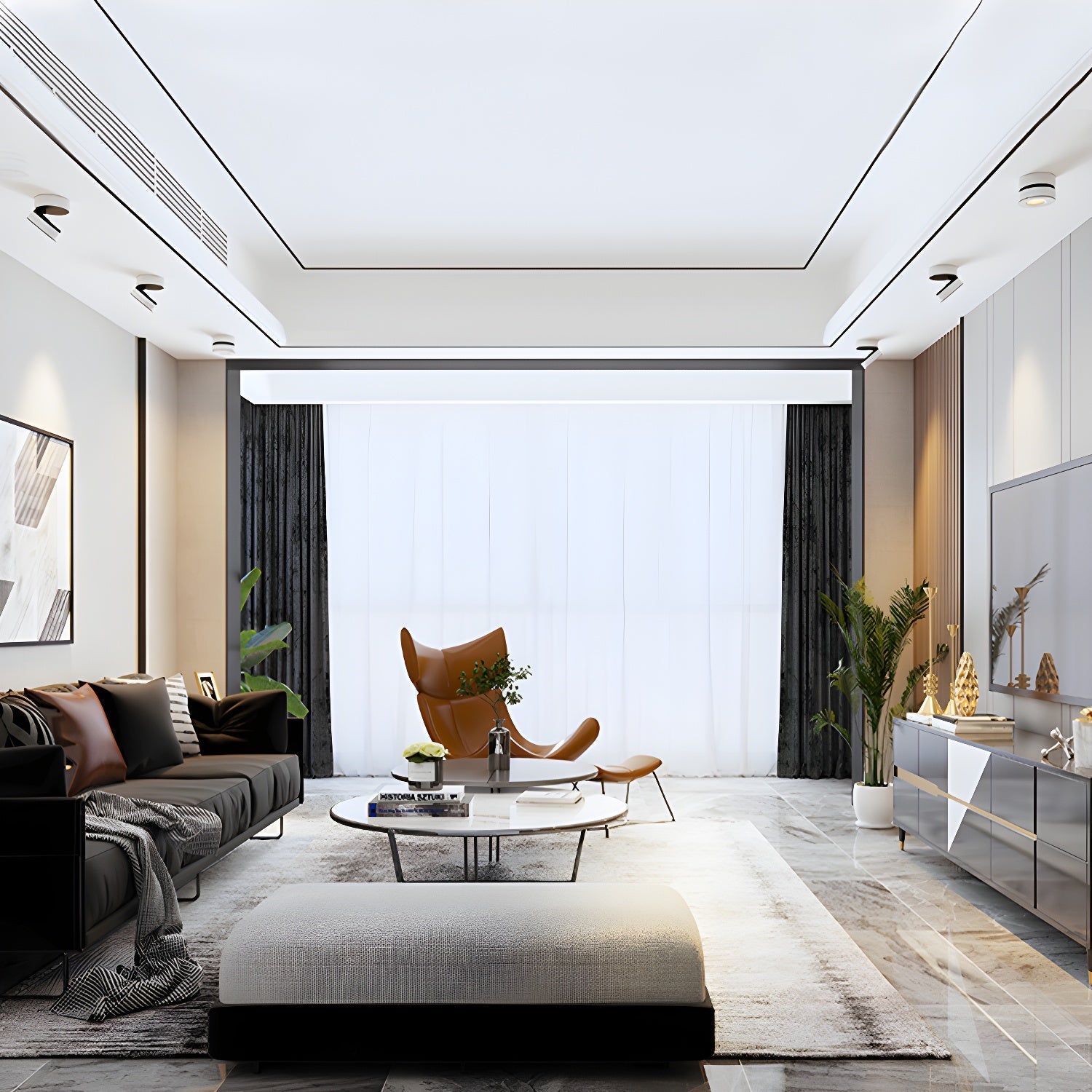 Colorara Modern Minimalist Adjustable Surface Downlight Ceiling lamp - Letslighting