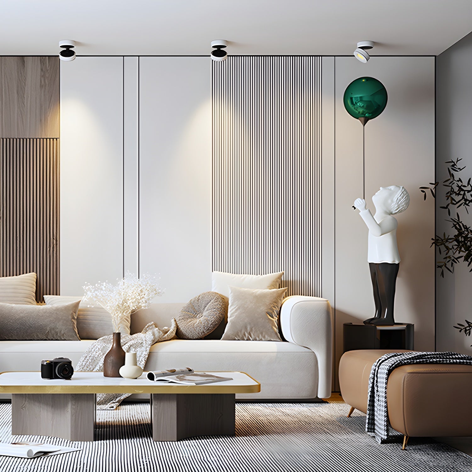 Colorara Modern Minimalist Adjustable Surface Downlight Ceiling lamp - Letslighting